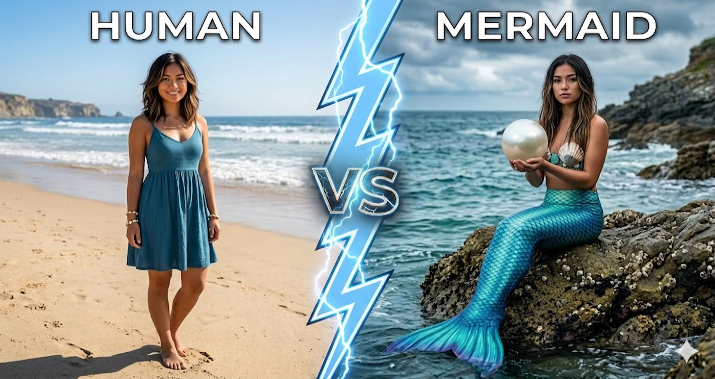 Human vs Mermaid